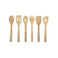 Core Kitchen Core Kitchen 6011318 2.5 x 11.8 in. Natural Bamboo Utensil Set 6011318